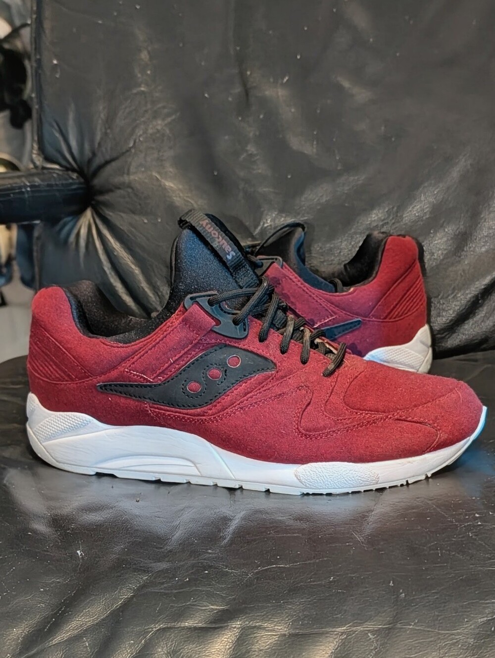 Saucony Grid 9000 Jersey Pack - 'Maroon/Black'
